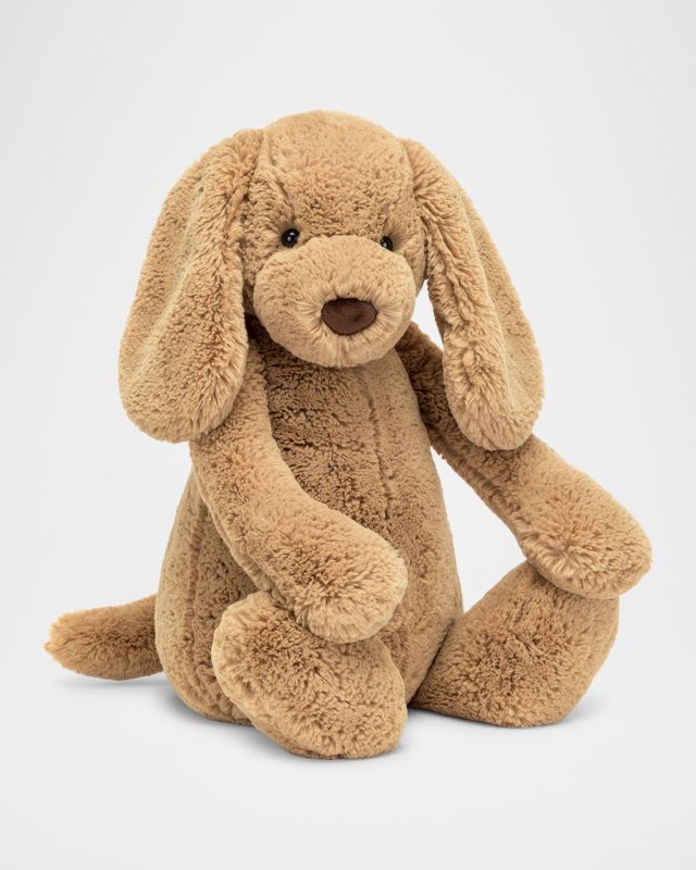 Bashful Toffee Stuffed Puppy Toy